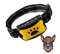Puppy Safe - Collier Anti Aboiement-Collier Anti aboiement éducatif, Vibrations Douces et Signal sonore (Jaune)