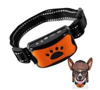 Puppy Safe - Collier Anti Aboiement-Collier Anti aboiement éducatif, Vibrations Douces et Signal sonore (Couleur Orange)