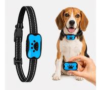 Puppy Safe Collier Anti Aboiement pour Chien avec Modes Sonores et Vibration Sensibilité Ajustable Collier Réglable Rechargeable pour Maison et Jardin (Bleu)