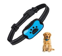 Puppy Safe Collier Anti-Aboiement pour Chien - sans Douleur ni Choc Électrique, 7 Niveaux Sensibilité, Vibration + Son(Blue)