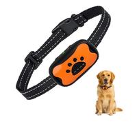 Puppy Safe Collier Anti-Aboiement pour Chien - sans Douleur ni Choc Électrique, 7 Niveaux Sensibilité, Vibration + Son(Orange)