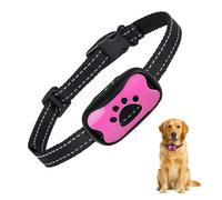 Puppy Safe Collier Anti-Aboiement pour Chien - sans Douleur ni Choc Électrique, 7 Niveaux Sensibilité, Vibration + Son, Taille Réglable,Rechargeable (Pink)