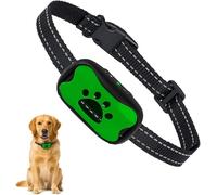 Puppy Safe Collier Anti-Aboiement pour Chien - Solution Douce pour Limiter Les Aboiements - Confortable Et Adjustable pour Petits Et Moyens Chiens (Green)