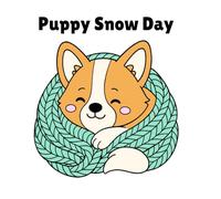 Puppy Snow Day Coloring Book for Kids Ages 4-8: Cute Winter Puppies Playing in the Snow: Fun and Easy Coloring Pages with Adorable Dogs, Snowmen, Sledding, and Winter Wonderland Scenes