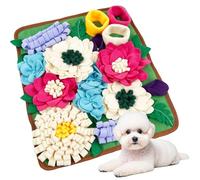 Puppy Snuffle Mat - Jouet de forage interactif, pliable et antidérapant pour chien, 39 x 34 cm | Jouet de nourriture lente pour licking, sniffing, digestion, entraînement en intérieur, exercice