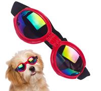 Puppy Sunglasses - Adjustable Elastic Straps Eyewear, Windproof Pet Goggles