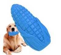Puppy Teething Chew Toy Corn Stick Rubber Dog Toy for Small, Medium, and Large Dogs, Squeaky Toy for Teething Puppies, Fun Chewing Relief, Perfect for Pets Indoor and Outdoor, Yellow Interactive Toy f