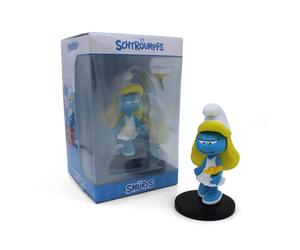 Puppy Toys & Games Figurine Schtroumpfette avec Fleur - Les Schtroumpfs - Statuette en Résine 11 cm - Édition Collector - Idée Cadeau Enfant & Fans