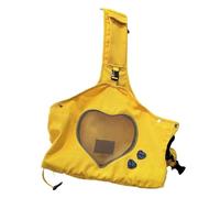 Puppy Travel Sling Bag with Shoulder Straps and Carrying Handles, Breathable Cat Carrier for Long Distance Trips, Comfortable and Portable Pet Travel Bag for Small Dogs and Cats