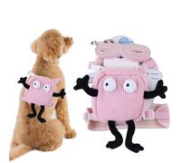 Puppy Vest Harness, Walking Dog Harness, Dog Training Harness, Adjustable Dog Harness, Puppy Backpack Harness 32-40cm/12.6-15.75 inches for Walking, Training, and Carrying Essentials
