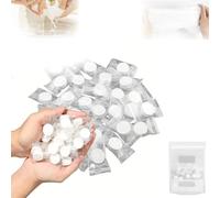 Puppyparagraph Compressed Towel Tablets, Mini Compressed Towel Tablets, Magic Towels Expands in Water for Hotel Camping Backpacking Hiking (100Pcs)