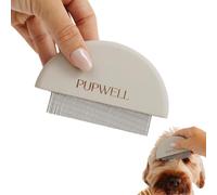 Pupwell Peigne de nettoyage pour enlever les taches de déchirure, la croûte, le mucus oculaire et les petits enchevêtrements