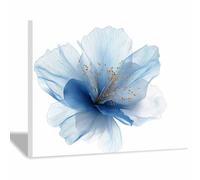 PUQAAEO Impression sur Toile Tableau Fleurs magnifiques Peinture Home Déco Moderne Chambre Salle de yoga Cadeau de fête des mères(Multicolore91)-80x120cm Encadrée