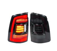 PUQWRIM Feu Arrière Feux Arrière LED Séquentiels Jaunes Clignotants Noirs Ensemble De Pour Dodge Pour Ram 2009-2018 1500 2500 3500 4e Génération