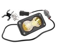 PUQWRIM Pour Sur-Ron Pour Segway Pour Talaria Plug N Play 20W Interrupteur De Phare LED Point Blanc Dosette D'inondation Phares Moto