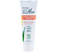 PUR ALOE-Crème Intense Bio & équitable 63% Pur Aloe Tube 50 ml blanc