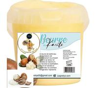 Pur Beurre de Karité BIO non raffiné - 400g - Origine Cote d'Ivoire - Garanti Sans Additifs - Hydratant visage & Corps - Soin cheveux - Raw Shea Butter Organic O' vrai saveur d'Afrique