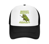 Pur Coton Chaud, Mode personnalisée drôle Hippie Hoppity Get Off My Property Casquette de Baseball réglable Trucker Hat Sports Snapback Caps