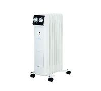 PUR LINE | Radiateur à bain d'huile 1500 W avec humidificateur | Radiateur à bain d'huile silencieux et sûr pour la maison et le bureau