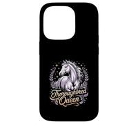 Pur-Sang Queen Horse Lover Equestrian Coque pour iPhone 14 Pro