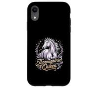 Pur-Sang Queen Horse Lover Equestrian Coque pour iPhone XR