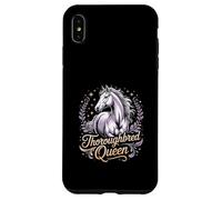 Pur-Sang Queen Horse Lover Equestrian Coque pour iPhone XS Max
