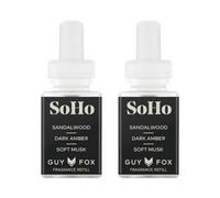 Pura and Guy Fox - Lot de 2 parfums pour diffuseurs d'air Smart Home - Désodorisant pour chambre à coucher et salon - Éliminateur d'odeurs - SoHo