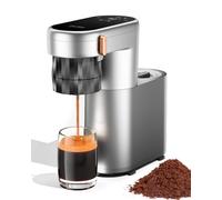 pura coffee Expresso Machine a Cafe Portable pour café moulu, Chauffe Instantanée&20 Bars, Idéale pour camping et intérieur, réservoir d'eau 180 ml