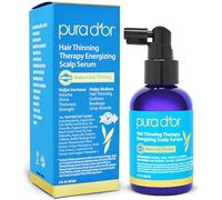 Pura D'Or Cheveux clairsemés thérapie énergisant sérum revitalisant scalp (120 ml) disséminé avec l'huile d'argan, et biotine ingrédients naturels (l'emballage peut varier)