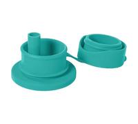 Pura Sport Bouchon à paille en silicone à grande goulot - Anti-fuite et déversement, sans plastique, certifié MadeSafe, silicone de qualité médicale - Compatible avec toutes les bouteilles de sport -