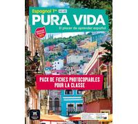 Pura Vida 1re - Pack de fiches El placer de aprender español - Collectif - Maison Des Langues - Boîte ou accessoire - Scolaire / Universitaire