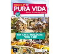 Pura Vida 2de - Pack de fiches El placer de aprender español - Collectif - Maison Des Langues - Boîte ou accessoire - Scolaire / Universitaire