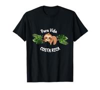 Pura Vida Costa Rica Paresseux Relaxant T-Shirt