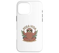 Pura Vida Costa Rica Yogi Paresseux de méditation - Costa Rica Coque pour iPhone 16 Pro Max