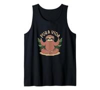Pura Vida Costa Rica Yogi Paresseux de méditation - Costa Rica Débardeur