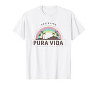 Pura Vida Vintage Rainbow Sunset Costa Rica T-Shirt