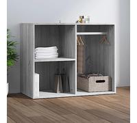 puraday Armoire de Rangement Armoire Cosmétique Organisateur Domestique Décoration Intérieure Design Simple mais Élégant Sonoma Gris 80x40x65 cm