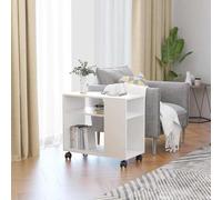 puraday Table Basse Table Dappoint Salon 70x35x55 cm Petite Table D’Appoint Table Gigogne Table Basse Rangement Table A Manger Table De Salon Basse Coffee Table Set Blanc