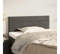 puraday Tête de lit réglable en hauteur Accessoires de lit Excellent soutien Meubles de chambre à coucher Revêtement mural Design élégant Gris foncé 90 x 5 x 78/88 cm