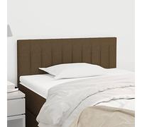 puraday Tête de lit réglable en hauteur Accessoires de lit Excellent soutien Meubles de chambre à coucher Design élégant Revêtement mural Marron foncé 100 x 5 x 78/88 cm