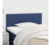 puraday Tête de lit réglable en hauteur Accessoires de lit Excellent soutien Meubles de chambre à coucher Design élégant Revêtement mural Bleu 100 x 5 x 78/88 cm
