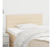 puraday Tête de lit réglable en hauteur Accessoires de lit Excellent soutien Revêtement mural Meubles de chambre à coucher Design élégant Crème 90 x 5 x 78/88 cm