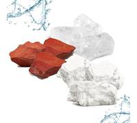 PURAJA Mélange de Pierres Précieuses | Set de Pierres Curatives Premium pour Purifier l'Eau | Cristaux Naturels pour l'Eau (En Forme & Vitalité)