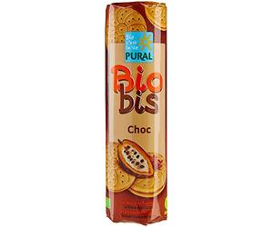 Pural Bios iscuits Fourrés Ronds au Chocolat Bio 300g