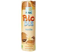 Pural Biosbis Biscuits Fourrés Ronds à la Vanille Bio - Lot de 6