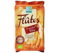 Pural Biscuits Apéritifs Flûtes au Fromage Bio 125g