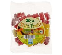 Pural Tutti Frutti Bonbons Bio sans Gélatine - Lot de 6
