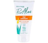 PURALOE - Gel Nettoyant Visage Exfoliant Purifiant, Douceur Aloe Vera Bio (Flacon 150mL) - Le Lot De 3