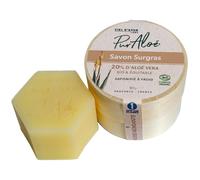 PURALOE - Savon Surgras Corps Aloe Vera Bio, Douceur Hydratante et Soin Naturel (90g) - Le Lot De 3