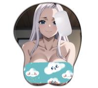 PUrar Fairy Tail Mirajane Strauss Anime 3D Tapis de Souris Support Poignet Tapis de Souris dans Un Joli Motif, stéréoscopique Mignon Tapis de Souris Doux pour Bureau, Ordinateur